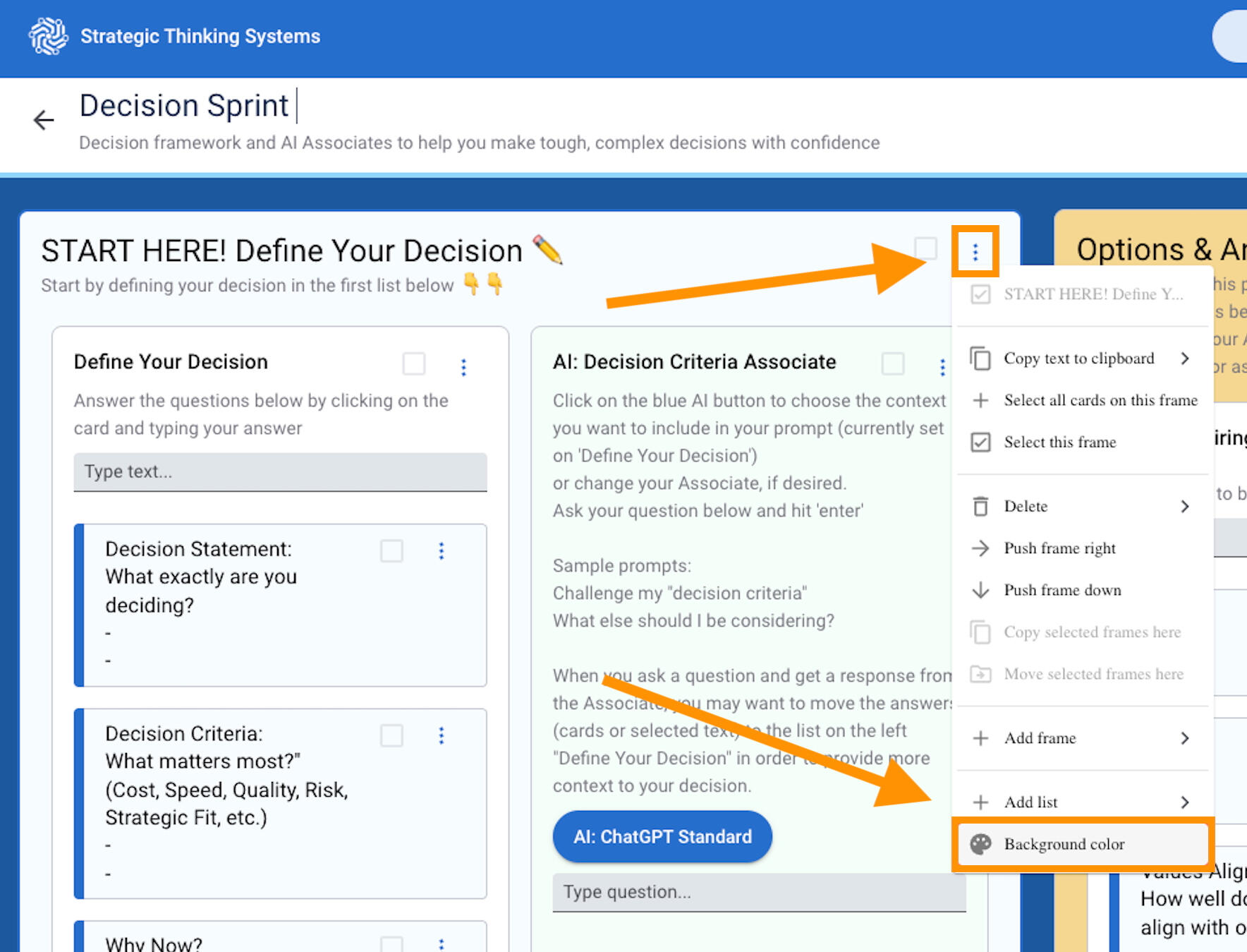 Strategic Thinking Systems
