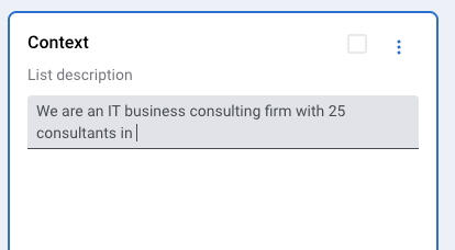 Strategic Thinking Systems