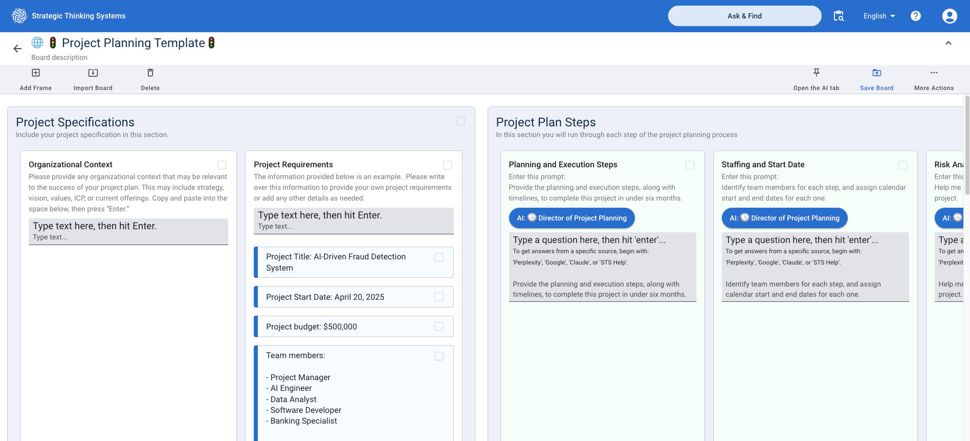 Strategic Thinking Systems