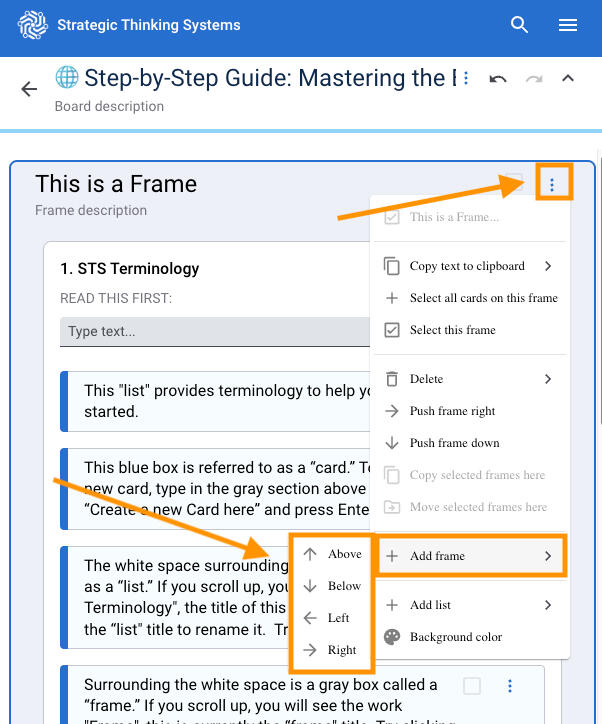 Strategic Thinking Systems